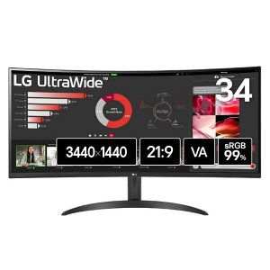 LG@EgChj^[ UltraWide Monitor m34^ /UWQHD(3440×1440) /Ch /Ȗʌ^n@34WR50QK-B