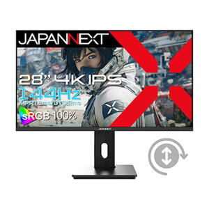 JAPANNEXT�@IPS �Q�[�~���O���j�^�[ HDMI DisplayPort USB-C HDR400���� PS5 �������� �s�{�b�g(�c��]) (2�N�ۏ�) �m28�^/4K(3840×2160)/���C�h�n�@JN-IPS28G144U-HSPC6