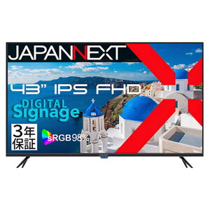 JAPANNEXT@IPS ^tj^[ HDMI R|[lg rfI/ IveBJo USBĐΉ R m43^/tHD(1920×1080)/Chn(3Nۏ)@JN-IPS43FHD2-U-H3