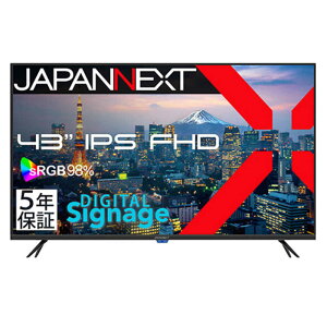 JAPANNEXT@IPS ^tj^[ HDMI R|[lg rfI/ IveBJo USBĐΉ R m43^/tHD(1920×1080)/Chn(5Nۏ)@JN-IPS43FHD2-U-H5