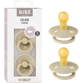 CLOVISBABY　天然ゴムおしゃぶり COLOUR(カラー) サイズ1 2PK Vanilla / Vanilla