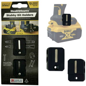 STEALTHMOUNTS�@�X�e���X�}�E���g Stubby�r�b�g�z���_�[�f�E�H���g�p(2����) �u���b�N�@BHDWSBLK2
