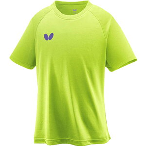 バタフライ 卓球用品 Butterfly ユニセックス ウィンロゴ・TシャツII ライム S 46420