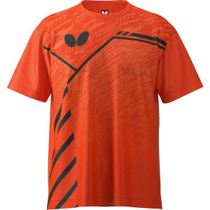 バタフライ 卓球用品 Butterfly ユニセックス レクート・Tシャツ フラッシュレッド S 46790