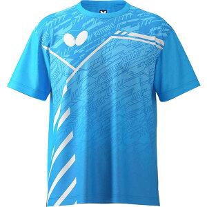 バタフライ 卓球用品 Butterfly ユニセックス レクート・Tシャツ スカイ SS 46790