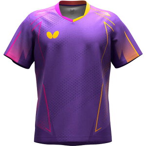 バタフライ 卓球用品 Butterfly ユニセックス ネイサス・シャツ パープル XO 47180