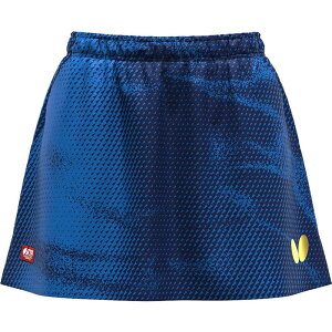 バタフライ 卓球用品 Butterfly レディース エリスター12・スカート ダークブルー XO 52329