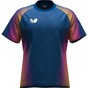 バタフライ 卓球用品 Butterfly ユニセックス ジェノーラ・Tシャツ ネイビー M 47240