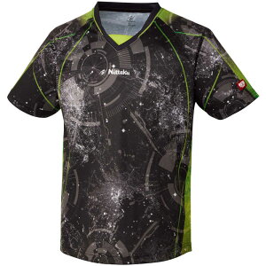 ニッタク 卓球用品 Nittaku ユニセックス ブライトシティシャツ ブラック S NW2209