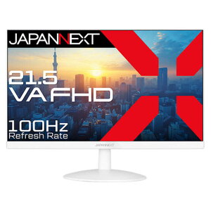 JAPANNEXT@tj^[ VApl HDMI VGA P[u (2Nۏ) m21.5^ / tHD(1920×1080) / Chn zCg@JN-V215F2-W