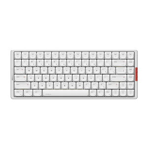 iQunix�@MQ80 Moonlight Silver Gold Red Switch �Q�[�~���O�L�[�{�[�h �m�L���E���C�����X / USB (Type-C)�n �V���o�[�@iq-mq80-mlgslv-gold-red