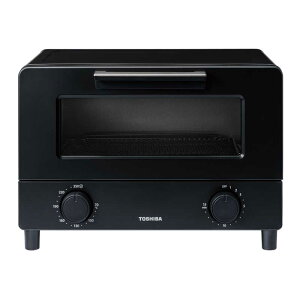 ���Ł@TOSHIBA�@�I�[�u���g�[�X�^�[ 1400W/�H�p��2�� �V���v���ȒP���� �u���b�N�@HTR-W5-K