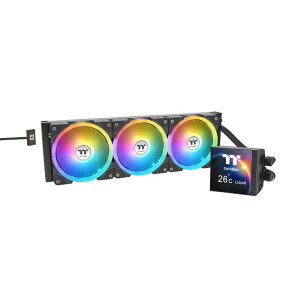 THERMALTAKE@MAGFloe 360 Ultra Black All-In-One Liquid Cooler System@CL-W432-PL12SW-A