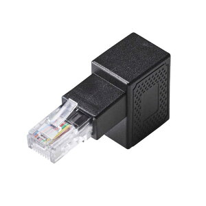 �G���R���@ELECOM�@RJ45���p�R�l�N�^ Cat5e�Ή� L�� �����L UTP�@LD-RJ45U5ELDBK