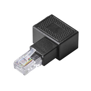 �G���R���@ELECOM�@RJ45���p�R�l�N�^ Cat5e�Ή� L�� �E���L UTP�@LD-RJ45U5ELRBK