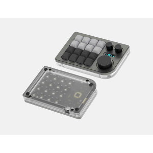 KIBU�@DOIO �Ў�f�o�C�X KB16 �}�N�����^�j�J���L�[�{�[�h / �Ў�L�[�{�[�h / RGB VIA �z�b�g�X���b�v / 16�L�[ Gray�@KB16GRAY