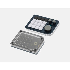 KIBU�@DOIO �Ў�f�o�C�X KB16 �}�N�����^�j�J���L�[�{�[�h / �Ў�L�[�{�[�h / RGB VIA �z�b�g�X���b�v / 16�L�[ Navy�@KB16NAVY