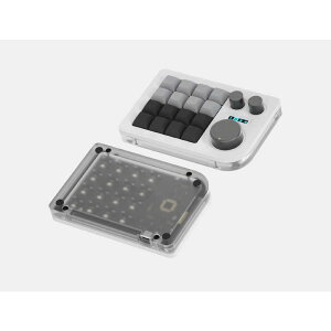 KIBU�@DOIO �Ў�f�o�C�X KB16 �}�N�����^�j�J���L�[�{�[�h / �Ў�L�[�{�[�h / RGB VIA �z�b�g�X���b�v / 16�L�[ White�@KB16WHITE