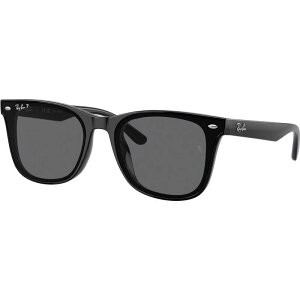 ���C�o���@RayBan �T���O���X Low Bridge Fit 65mm �u���b�N/�_�[�N�O���[�Ό��@0RB4391D 601/81(65)