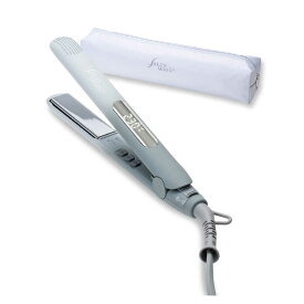 サロンムーン　ミラーダブルイオン ミニストレートヘアアイロン 20mm 80℃〜230℃ 海外対応 交流(コード)式 ムーングレー　SLM110