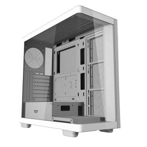 DARKFLASH�@PC�P�[�X �mATX / MicroATX / Mini-ITX �n DS900G �z���C�g�@DS900GWHITE�{TYPE-C
