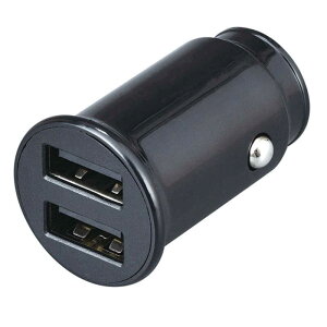 ZC@ԓpi VK[\Pbg^Cv[d DCp[vOmini A×2 Type-A 2|[g 5V/vMAX2.4A 12V/24Vԗp iPhone Android@F328