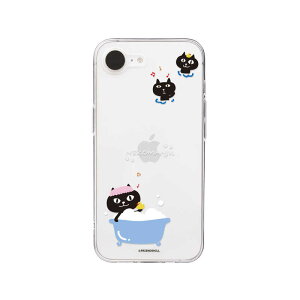ROA�@iPhone 16e �\�t�g�N���A�P�[�X �l�R�}���W���E abbi FRIENDS �o�X�^�C���@ABF27551I16E
