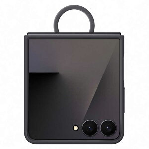 SAMSUNG�@Galaxy Z Flip7 Ring Case (Silicone)/Black�@EFPF766TBEGJP