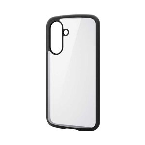 �G���R���@ELECOM�@Galaxy A36 5G �n�C�u���b�h�P�[�X / TOUGH SLIM LITE / �t���[���J���[ / �w�ʃN���A �u���b�N�@PM-G254TSLFCBK