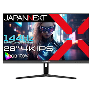 JAPANNEXT@IPSpl 144Hz/1ms(MPRT)Ή Q[~Oj^[ (2Nۏ) m28^ / 4K(3840×2160) / Chn@JN-IPS28G144U