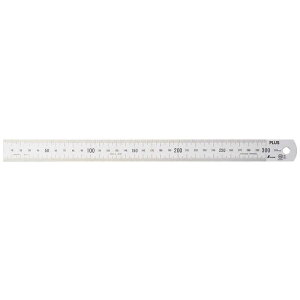 プラス ステンレス直尺 30cm 47742