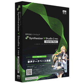 AHS　Synthesizer V Studio 2 Pro スターターパック　SAHS50376
