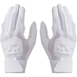 �A���_�[�A�[�}�[�@�����Y UA�N���[���A�b�v �o�b�e�B���O�O���[�u �m���J���[ White/White/White XL�@6001311_25FW