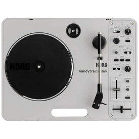 コルグ　KORG　ポータブル・レコードプレーヤー　handytraxx play