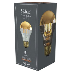 �r�[�g�\�j�b�N�@�t�B�������gLED�d�� Siphon �U�E�o���u60 T�~���[ �S�[���h �mE26 / ��ʓd���` / 40W���� / �d���F / 1�� / �������^�C�v�n�@LDF39D