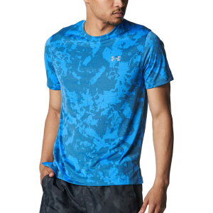 A_[A[}[@UNDER ARMOUR Y UA LAUNCH PRINTED SHORT SLEEVE T-SHIRT MD yԕisz@6006110_25FW