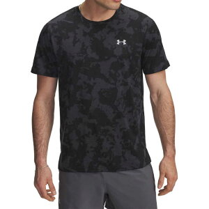 A_[A[}[@UNDER ARMOUR Y UA LAUNCH PRINTED SHORT SLEEVE T-SHIRT Anthracite/Black/Reflective SM yԕisz@6006110_25FW