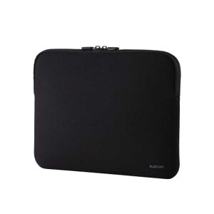 エレコム ELECOM パソコンケース 13.3インチ 撥水 薄型 耐衝撃 ダブルファスナー ( MacBook Air / Pro Dell HP Lenovo など 〜13.3インチまでの ノートパソコン 収納可 ) BM-IBTHNP13BK