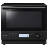 シャープ　SHARP　過熱水蒸気オーブンレンジ 27L フラット PLAINLY らくチン1品 ブラック　RE-WF276-B