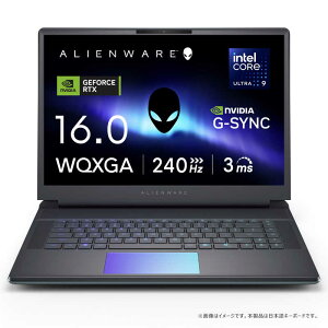 DELL@f@Q[~Om[gp\R Alienware 16 Area-51 [ 16^ / Win11 Home / Core Ultra 9 / 32GB / 1TB ] Lbh eB[@NAA96-FN