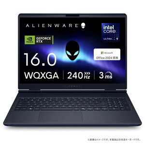 DELL@f@Q[~Om[gp\R Alienware 16X Aurora [ 16^ / Win11 Home / Core Ultra 9 / 32GB / 1TB / Office ]@NAA86-FNHBC