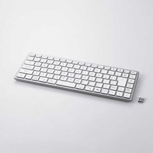 GR@ELECOM@eL[X CXL[{[h Bluetooth  2.4GHzΉ {z ^ [d iPad iPhone Mac Windows Ή p^Ot zCg@TK-PN1075MPWH