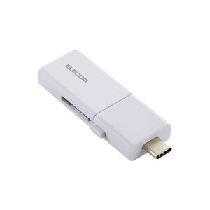 GR@ELECOM@USB 128GB USB3.2 Gen1 USB Type-C / USB-A Ή XCh f[^] ZLeB\tggp zCg@MF-WSAU3128GWH