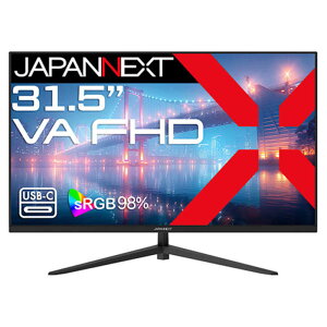 JAPANNEXT@VApl tj^[ HDMI DisplayPort USB-C(ő65Wd) sRGBF98 (2Nۏ) m31.5^ / tHD(1920×1080) / Chn@JN-V315F2-C6