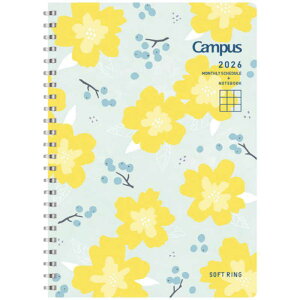 RN@()2026N Campus SOFT RING Diary (LpX\tgO_CA[)蒠 A5 t[ j-SMNL1-A5-26@jSMNL1A526
