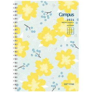 RN@()2026N Campus SOFT RING Diary (LpX\tgO_CA[)蒠 B6 t[ j-SMNL1-B6-26@jSMNL1B626