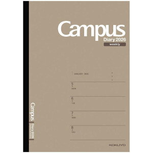 RN@()2026N Campus Diary(LpX_CA[)蒠 EB[N z]^tg A5 j-CWHS-A5-26@jCWHSA526