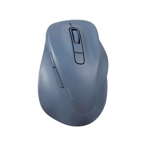 エレコム ELECOM Bluetooth マウス 無線 静音 抗菌 5ボタン Lサイズ Windows Mac iPad 等対応 医師監修 EX-G ブルー M-XGL30BBSKCBU