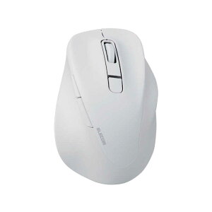 エレコム ELECOM Bluetooth マウス 無線 静音 抗菌 5ボタン Lサイズ Windows Mac iPad 等対応 医師監修 EX-G ホワイト M-XGL30BBSKCWH