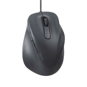 エレコム ELECOM 有線マウス 静音 抗菌 5ボタン Mサイズ Windows Mac ChromeOS対応 医師監修 EX-G ブラック M-XGM30UBSKCBK